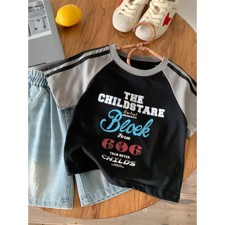 Meninos verão camiseta de manga curta 2026 novo estilo puro algodão crianças estilo de venda quente rufião bonito bebê n