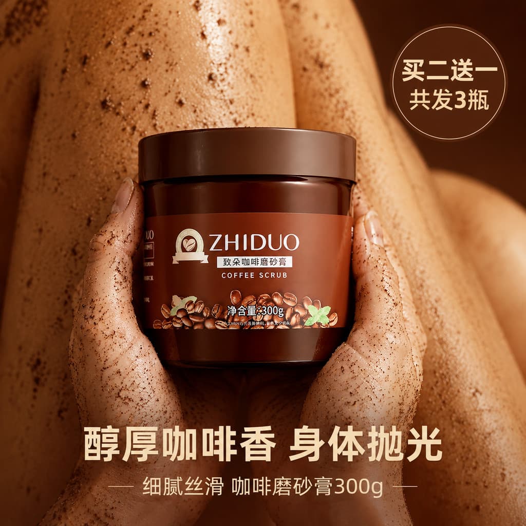 Esfoliante de café para limpeza corporal, clareamento de corpo inteiro, esfoliante, sal de banho, esfoliante, banho, sal