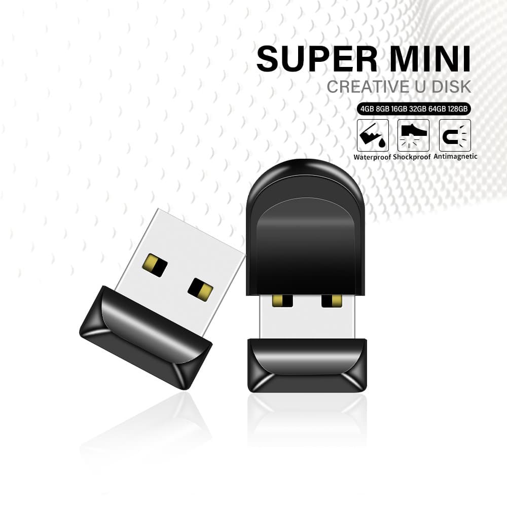 1GB 2GB 4GB 8GB 16GB 32GB 64GB 128GB Mini USB Flash Drive Memory Stick Armazenamento 2.0