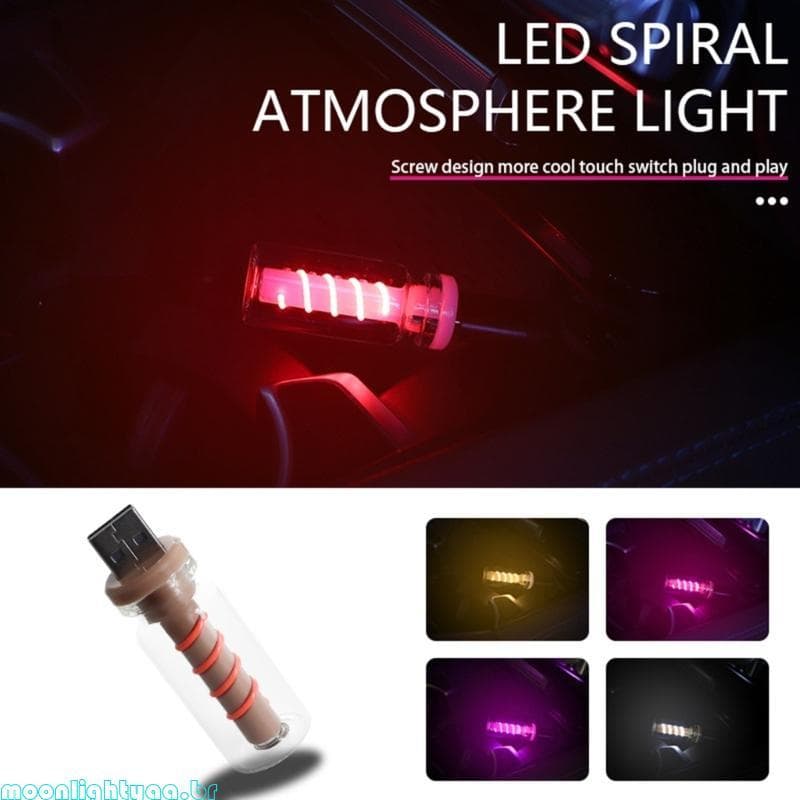 moonlightyaa1 Plug-in Decorativa Lâmpadas Noturnas Automotivas LED Para Veículo Quarto Mesa Carro Li