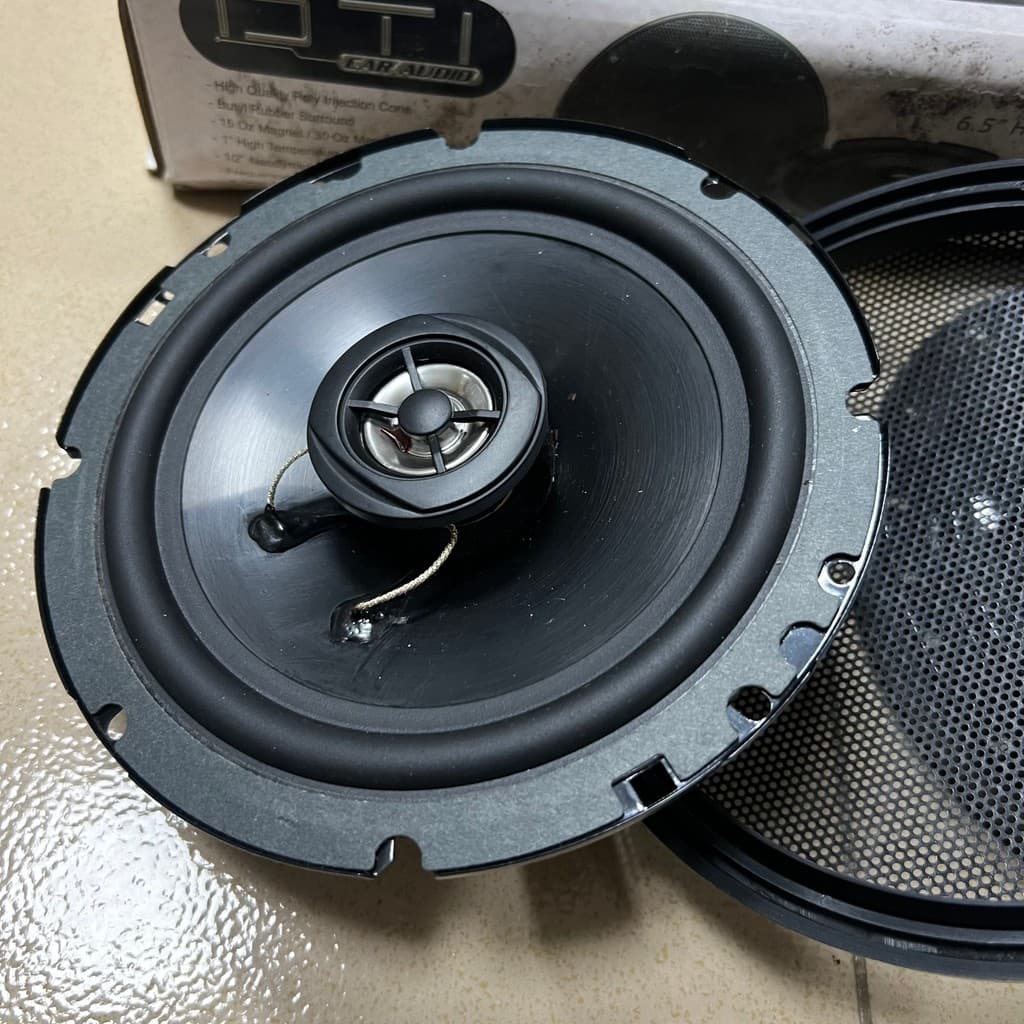 Buzina de áudio para carro DTI americana Porta de carro 22 cm Coaxial 180 W Alto-falante Som completo Buzina de frequênc