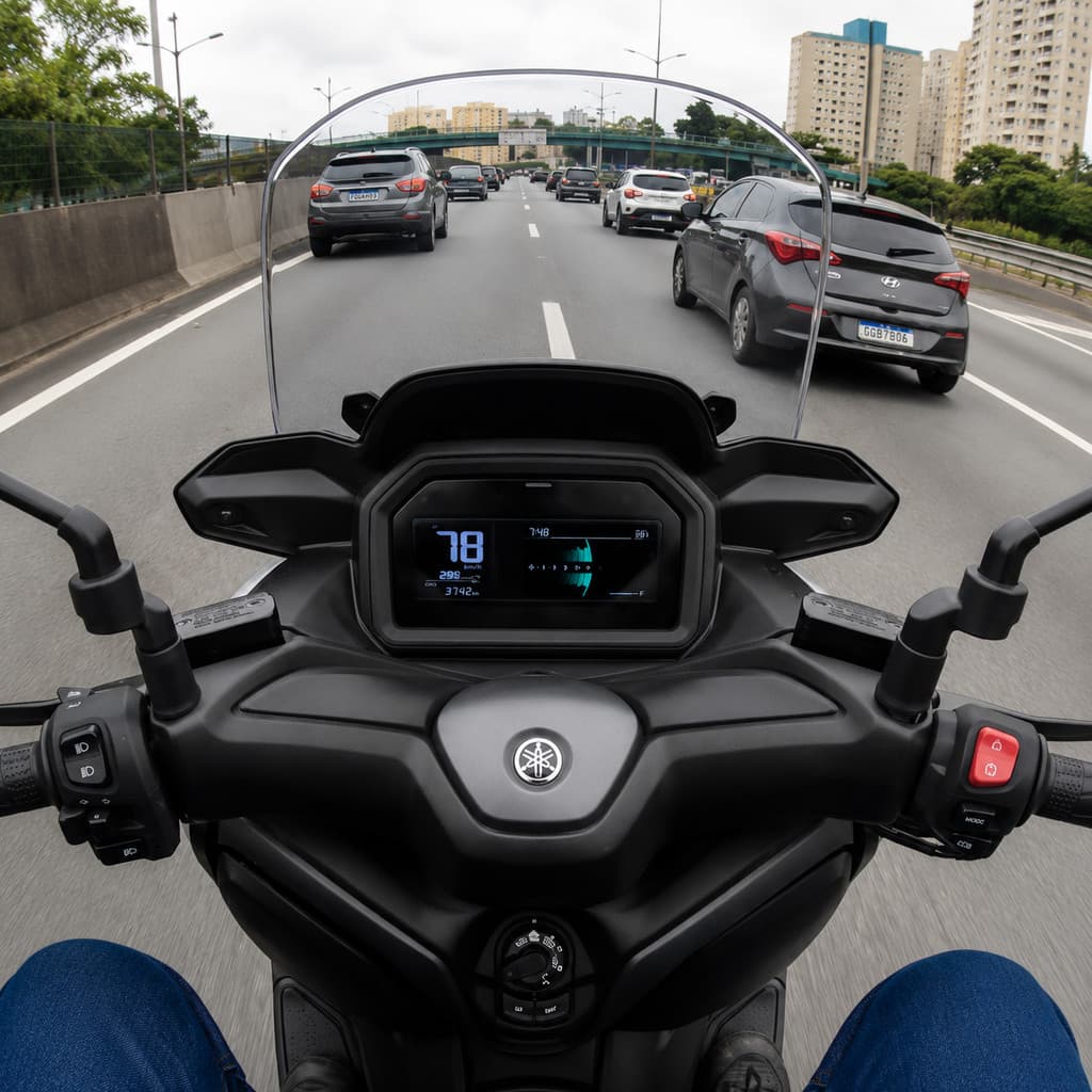 Película Protetora Antirreflexo Painel Yamaha XMAX 300 25-26