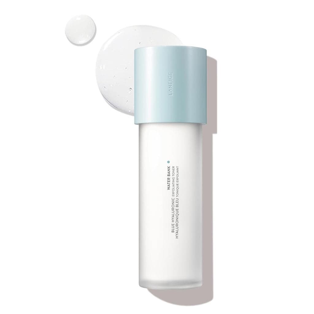 Tônico Esfoliante Hialurônico Water Bank Blue da LANEIGE: Tônico suave com PHA para suavizar, hidratar e hidratar profun