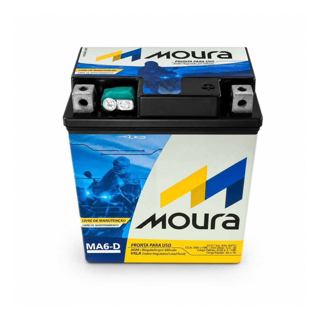 Moura MA6-D 12V 6Ah para Motocicleta