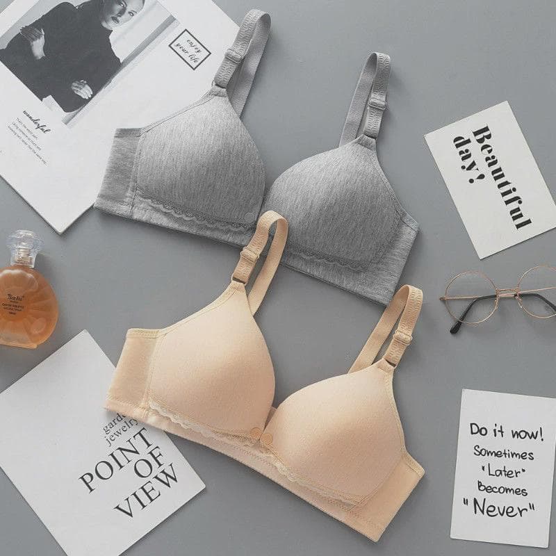 Fabricante pronto estoque roupa interior de enfermagem estilo fino fivela frontal Push-Up Anti-flacidez pós-parto amamen