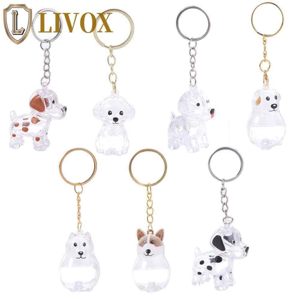 LIVOX Chaveiro De Cabelo De Animal De Estimação , Caixa De Armazenamento De Pêlos De Cachorro Em Formato , Pingentes Fei