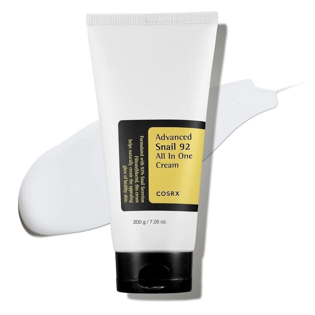 COSRX Snail Mucin 92% Moisturizing Cream, gel reparador facial diário, não testado em animais, livre de parabenos, sulfa