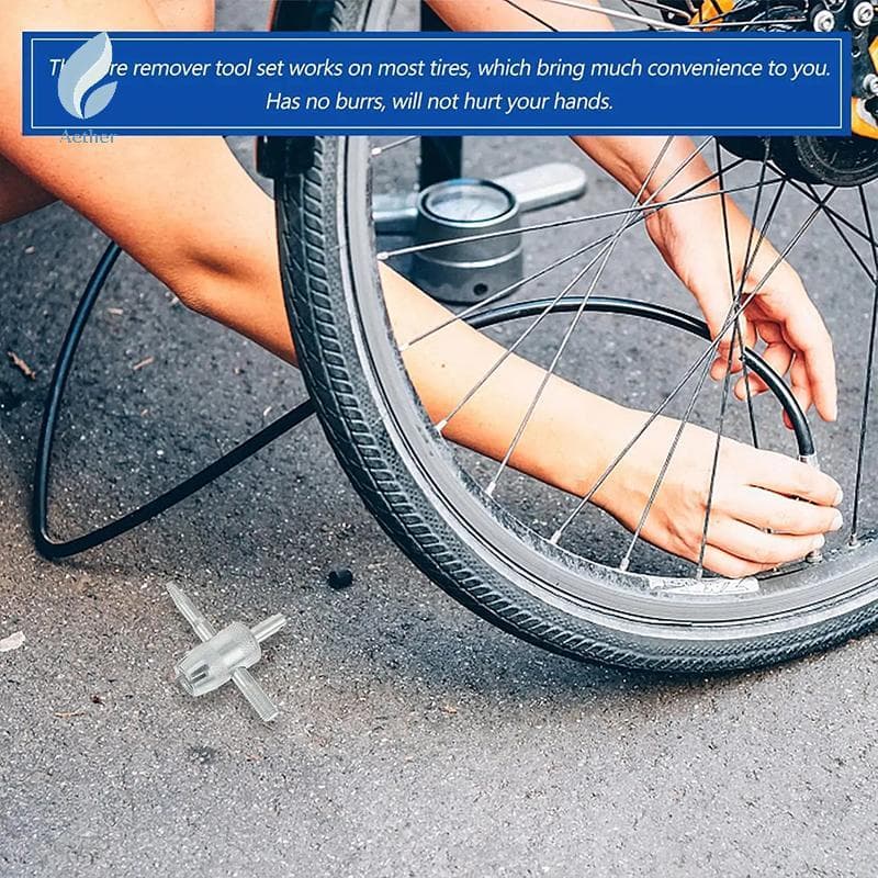 Aether Motocicleta Bicicleta Carro Válvula Extrator Haste Removedor Kit Para Reparação Manutenção Na Garagem E Loja De A