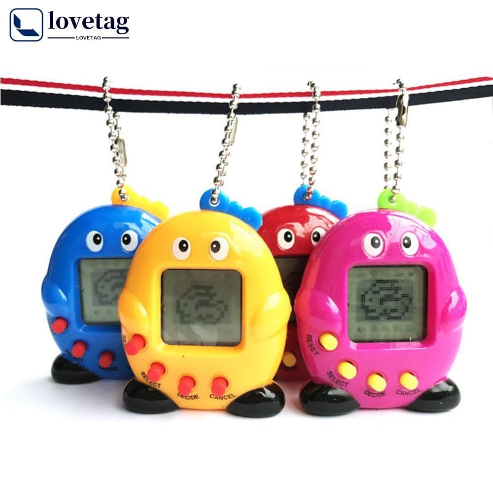 LOVETAG Criativo Pinguim Em Forma De Jogo Eletrônico Para Animais De Estimação Tamagotchi Brinquedo 168 1 Virtual Brinqu