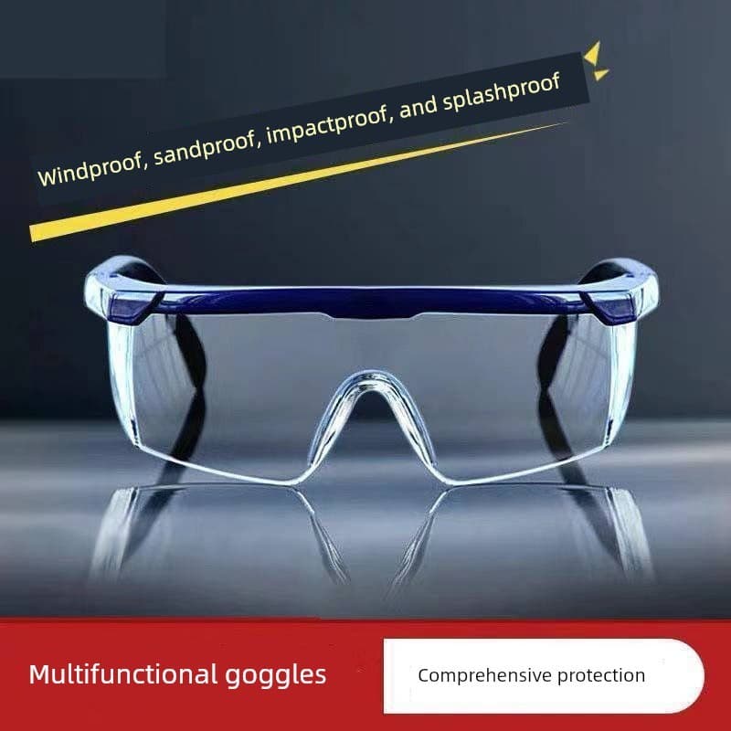 Óculos antiembaçante espessos transparentes de alta definição, anti-gotas, respingos, anti-poeira, à prova de vento, cic