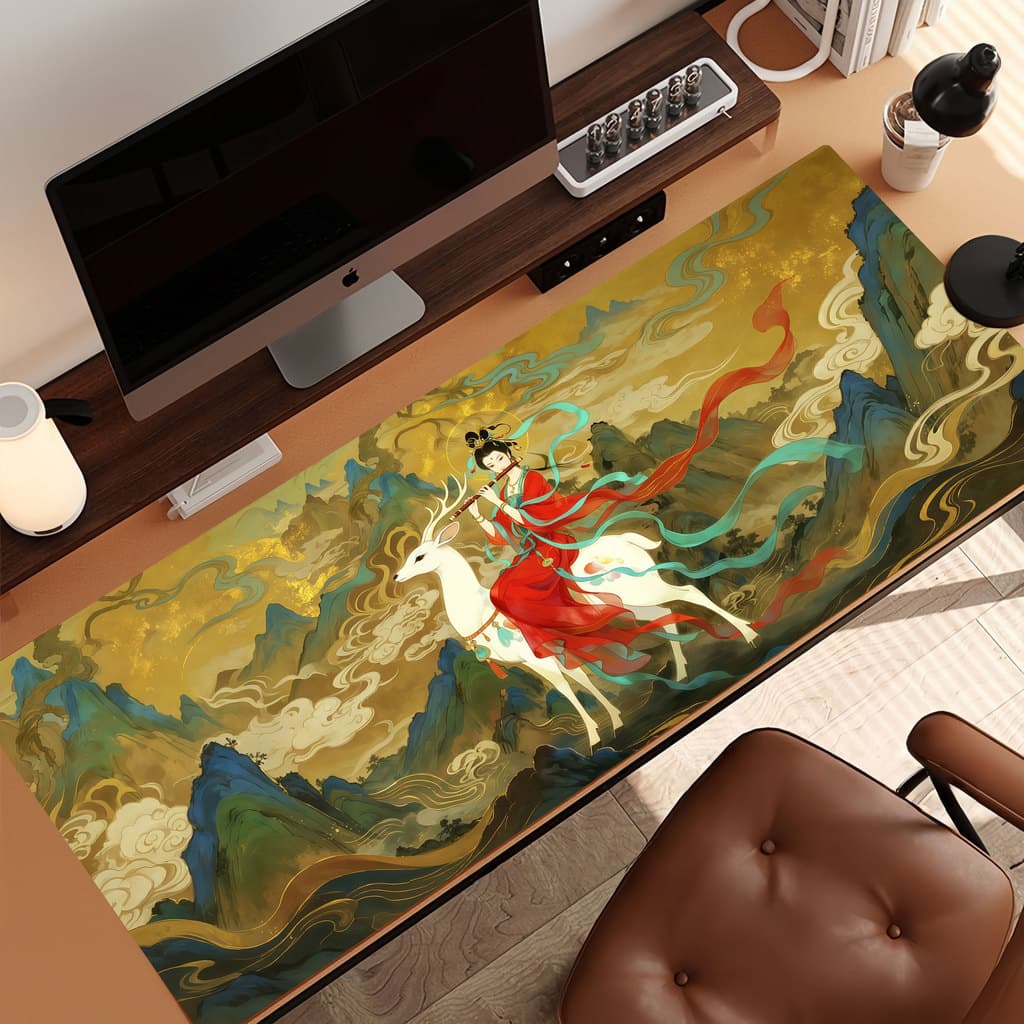 WUXIA 80 * 30cm Mouse Pad Anti Selip Grande MousePad Komputer Tapete De Mesa Longo De 3 mm