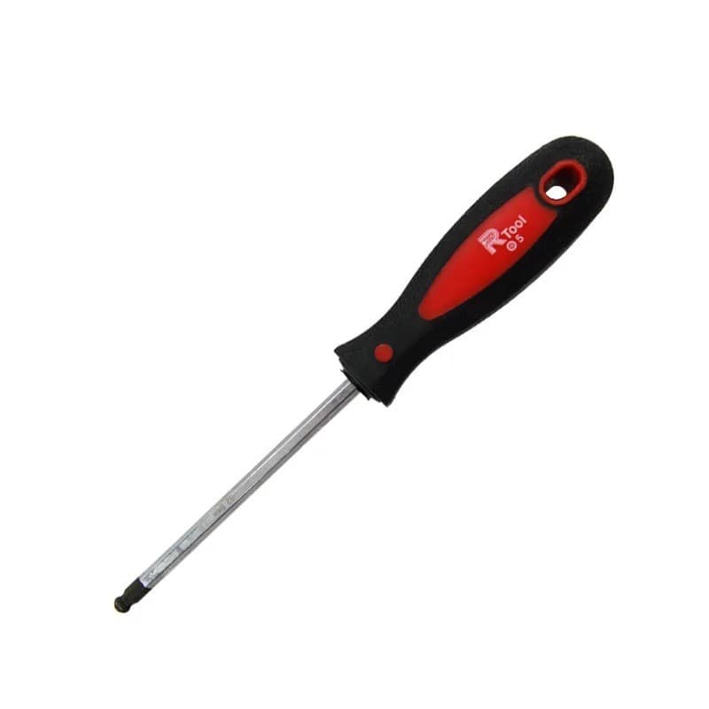 Chave Allen 2mm Ponta Esférica Aço Liga para Parafusos em Ângulos Inclinados CNC Mecânica Usinagem