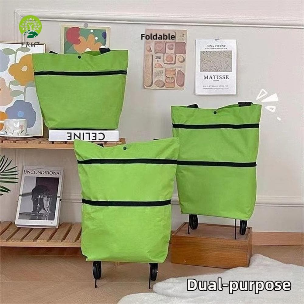 Material Dobrável Do Pano De Oxford Projeto Armazenamento Compacto Trole De Compras