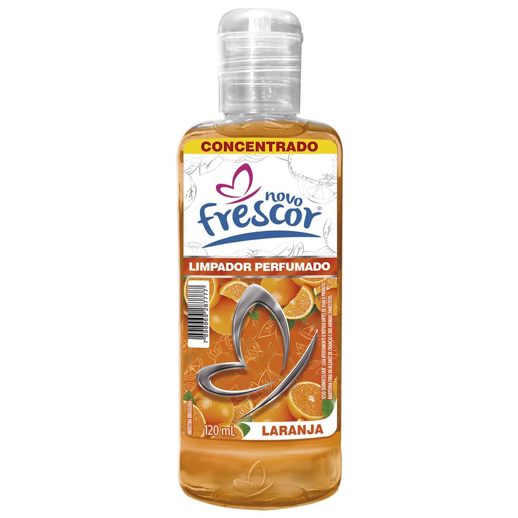 Limpador Perfumado Concentrado Novo Frescor Laranja 120ml