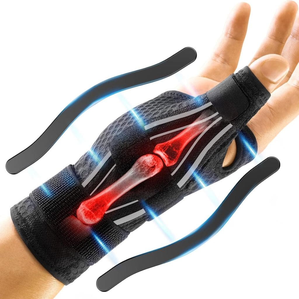 FREETOO Tala para Polegar, Suporte Ergonômico para Polegar e Punho para Artrite, Tala para Polegar Direito ou Esquerdo p