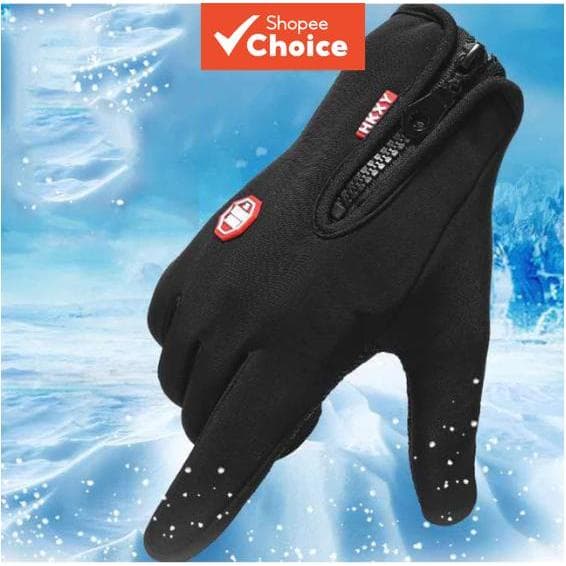 Luvas de Inverno Unissex com Tela Sensível ao Toque, Luvas Térmicas Quentes para Ciclismo, Motocicleta e Esportes ao Ar