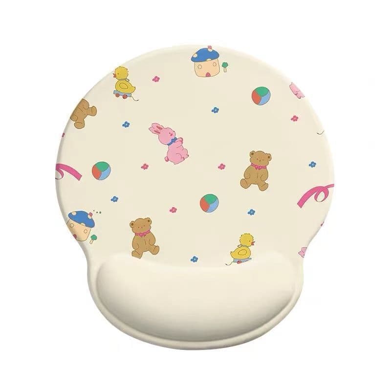 [Estoque pronto] Casa de boneca mouse pad de pulso feminino engrossado antiderrapante mesa de escritório jogo mouse pad