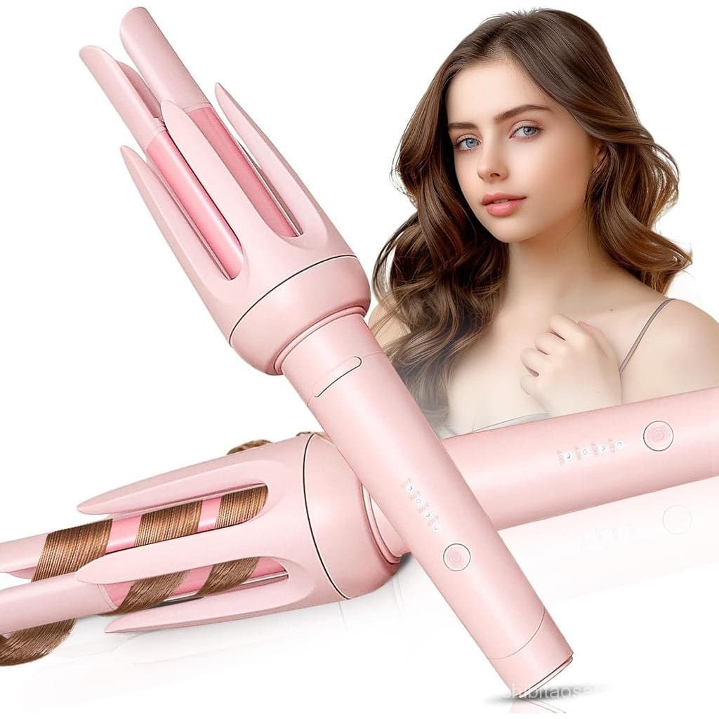 Modelador de Cabelo Automático, Ferro de Ondular com 4 Temperaturas e 3 Temporizadores, Desligamento Automático, Anti-Qu