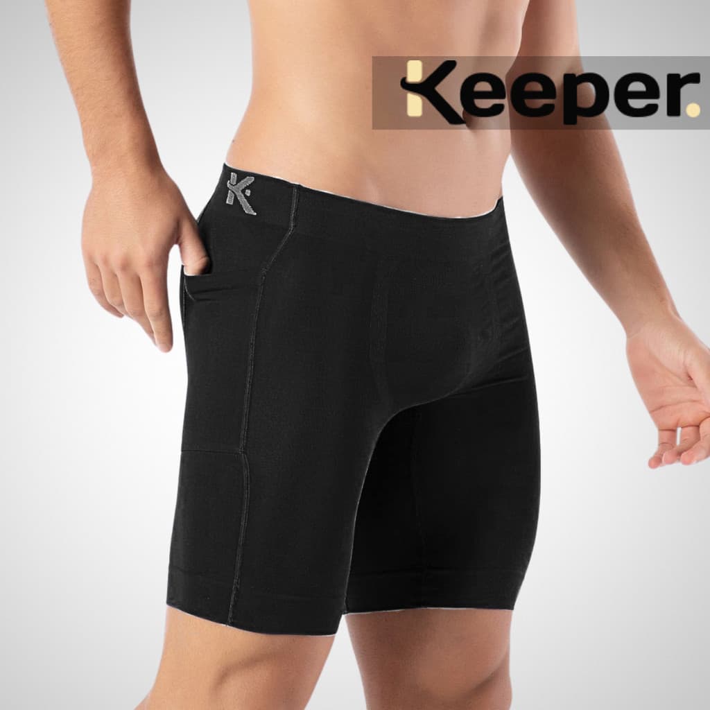Short Compressão Masculino Esportivo com Bolso Lateral Para Corrida e Academia Plus size e P AO GG