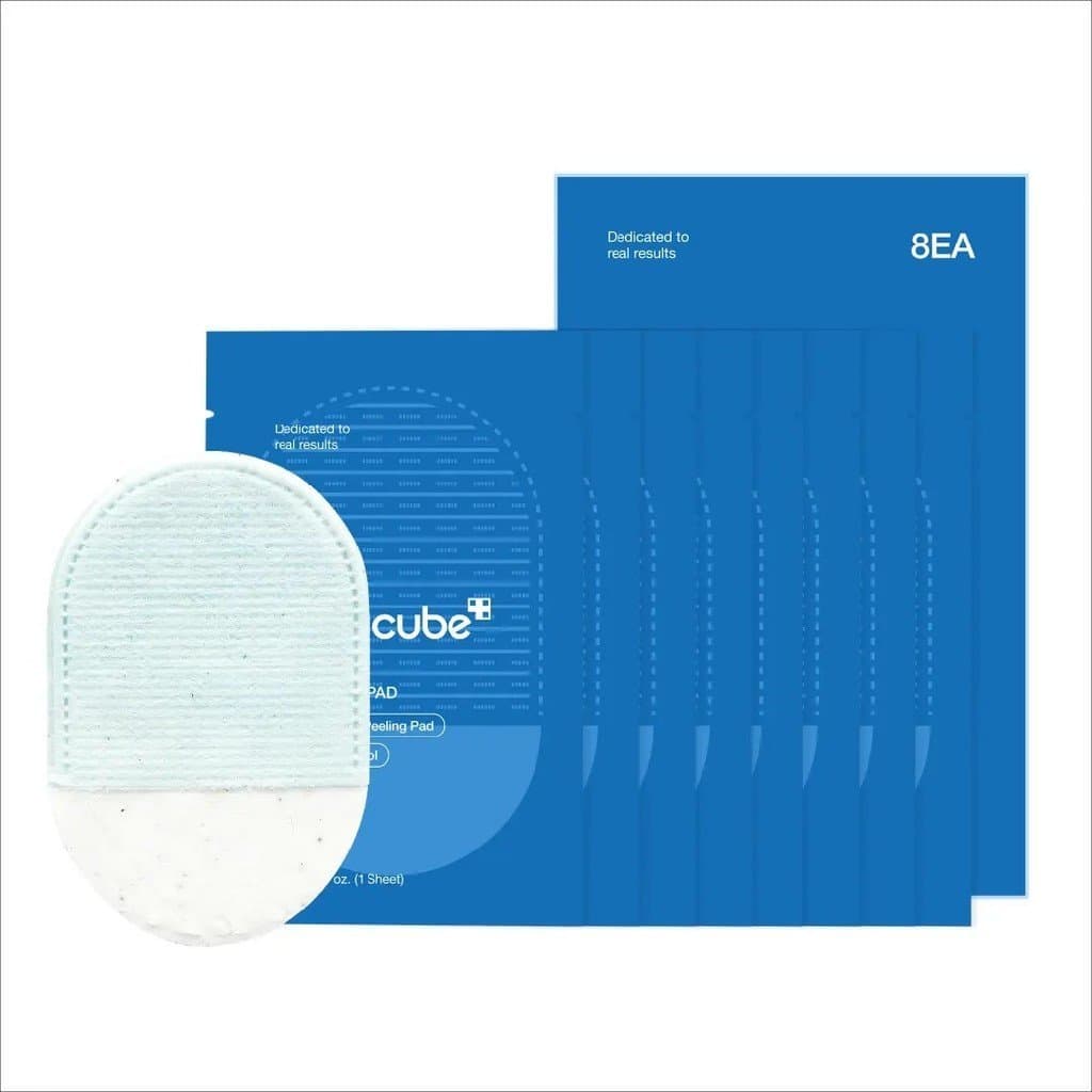 [medicube] Almofadas Esfoliantes Corporais, conjunto de 8 peças, adequadas para pele áspera e seca do corpo AXMP