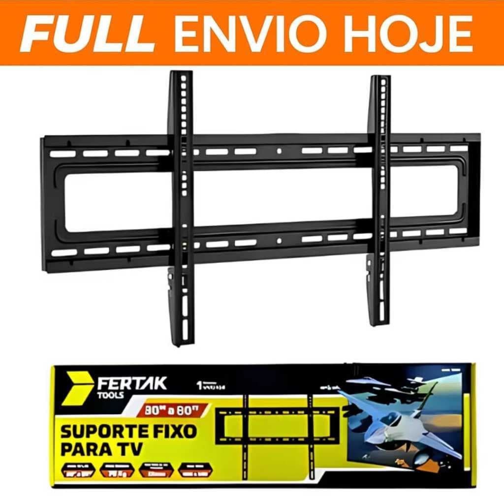 Suporte TV Fixo Parede Painel 30–80 Polegadas 70kg Slim Ultra Reforçado Fácil Instalação