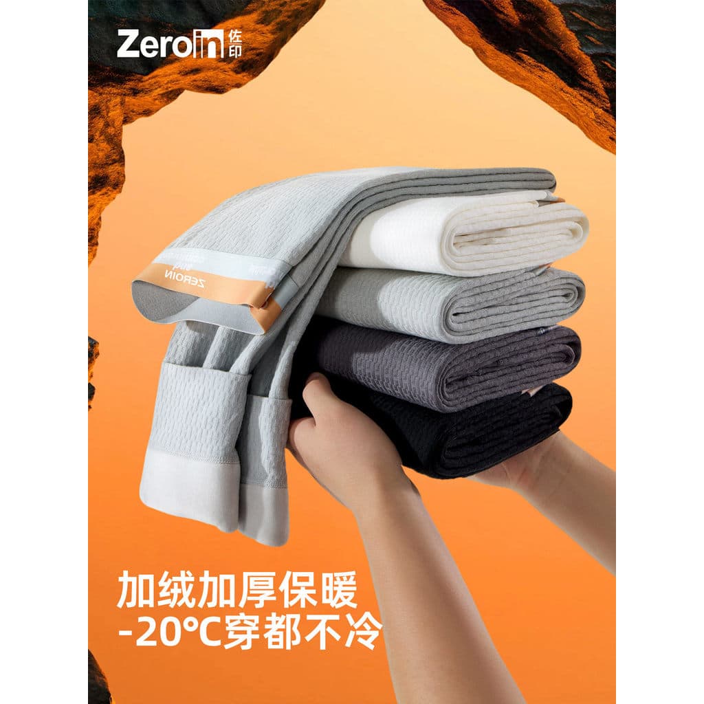 Zoyin calças compridas masculinas de algodão puro inverno calças térmicas calças de algodão masculinas linha mais veludo