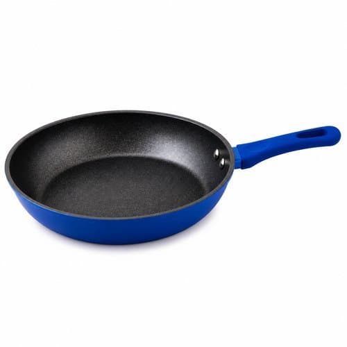 Frigideira Antiaderente Nanoceramica 20cm Azul Panela Duravel Cozinha