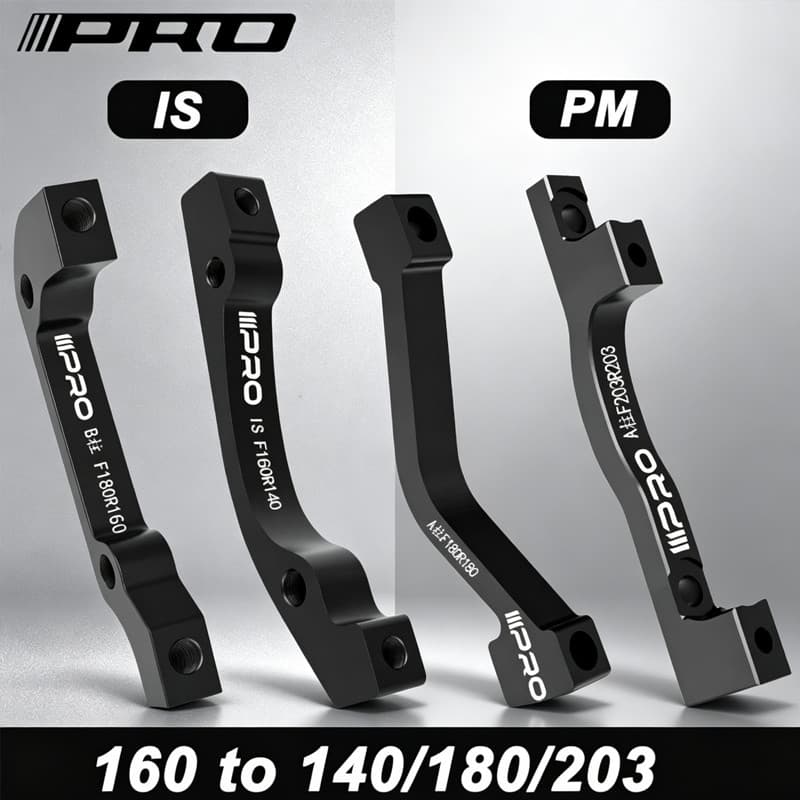 IIIPRO Adaptador De Freio A Disco Para Mountain Bike Resistente PM/IS 160 140 180 203 Mm Liga De Alumínio Leve Montagem