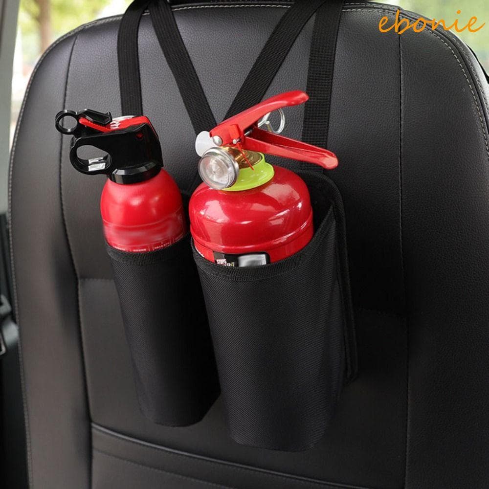 Suporte Para Extintor De Incêndio EBONIE , Bolsa De Armazenamento Pendurar Carro , Multifuncional Banco Traseiro