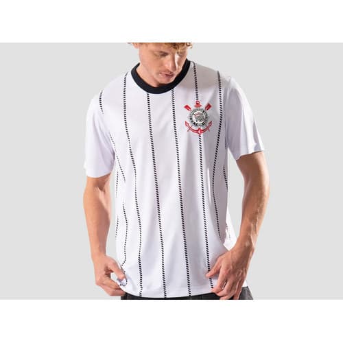 Camisa Corinthians Masculina Braziline Original Time Do Povo