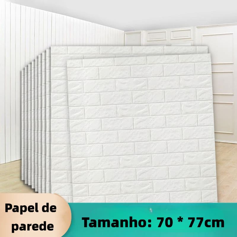 3d tridimensional auto-adesivo adesivos de parede espuma papel de parede decoração para casa à prova dwaterproof água à