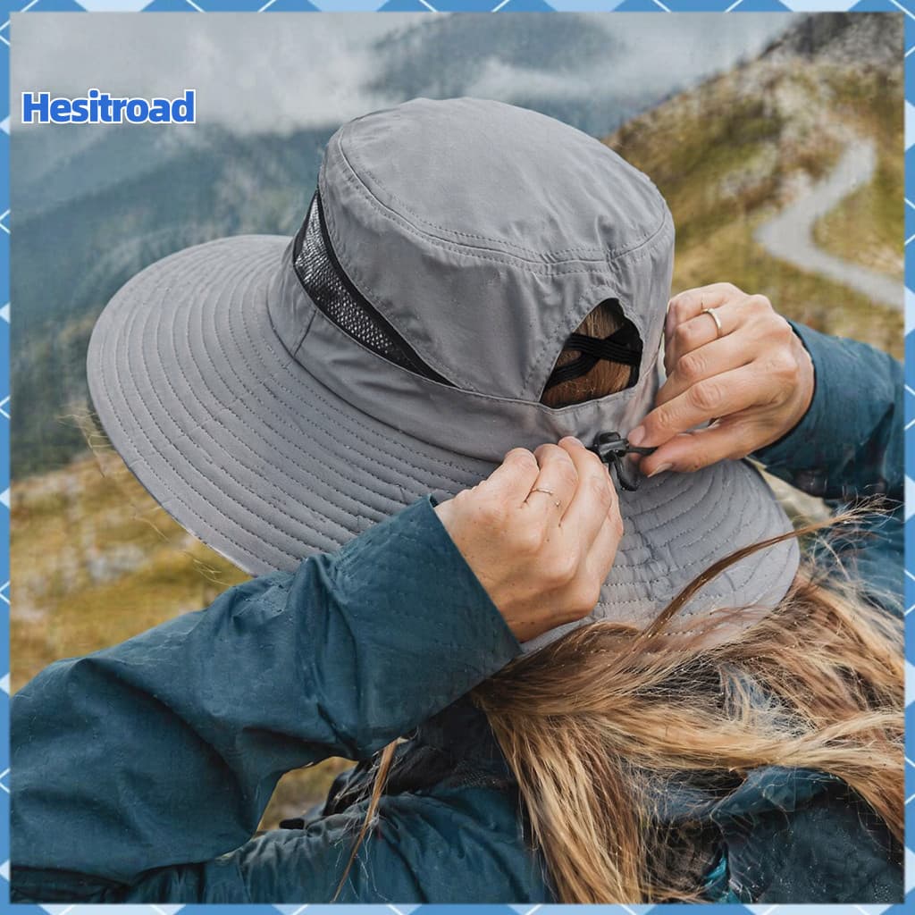 Men’s Uv Protection Sun Hat – Wide Brim Bucket Breathable Quick-dry Foldable Summer Cap for Fishing Hiking Beach Saf