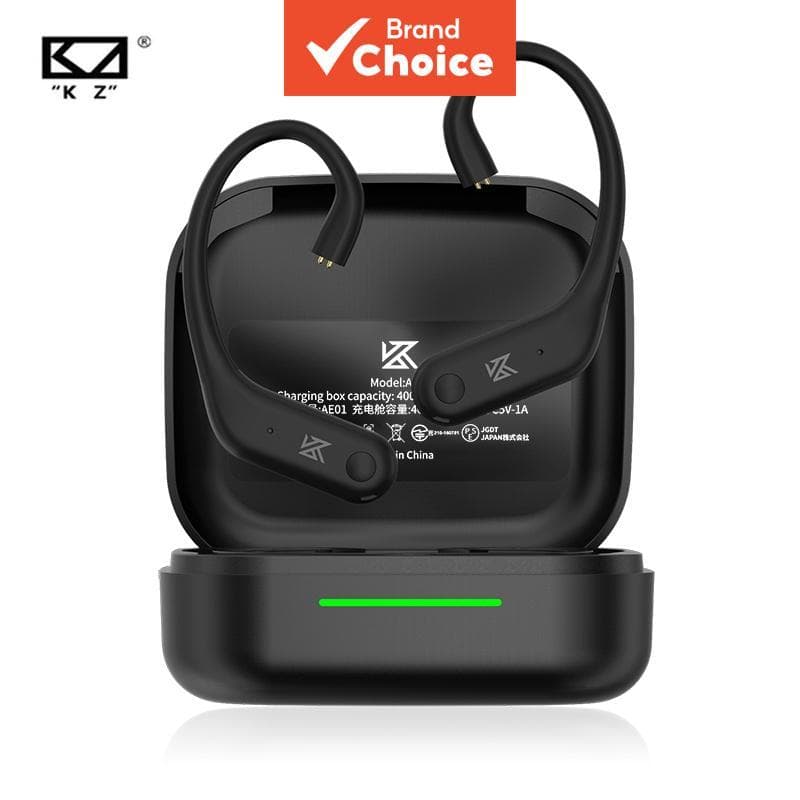 Fones de ouvido KZ AN01 com cabo de atualização C-Pin TWS, fones de ouvido sem fio, ganchos de ouvido, fones de ouvido