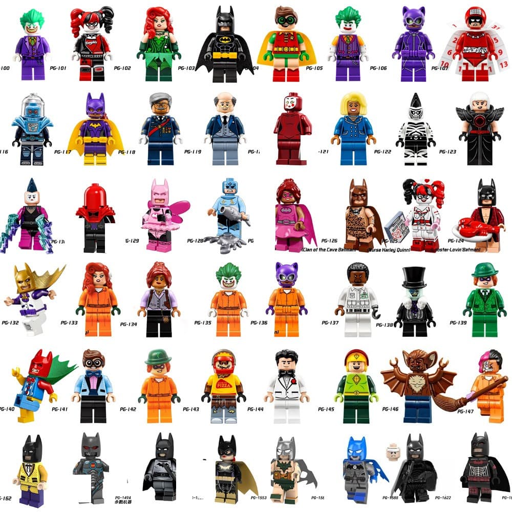 PG100-493 Figuras De Montagem Blocos De Construção Tijolos De Plástico