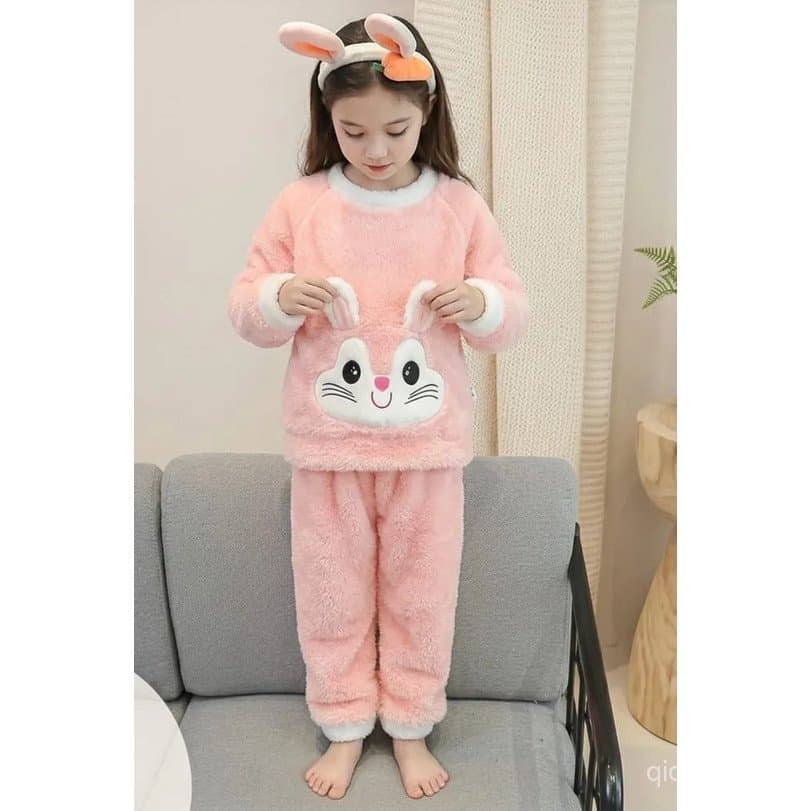 Conjunto Fleece Pijama Inf. Menino Peluciado Frio Inverno