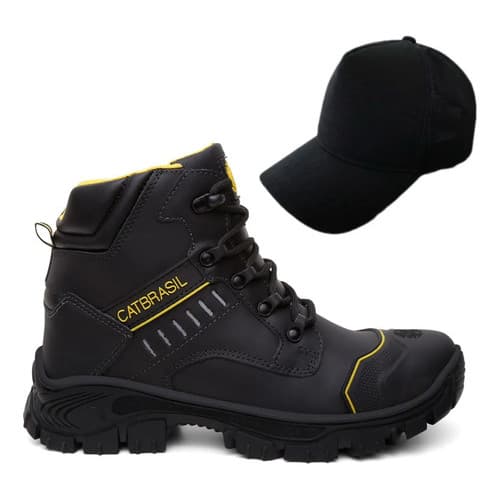 Bota EPI Masculina Biqueira PVC Conforto Material Nobre C.A Leve Macio