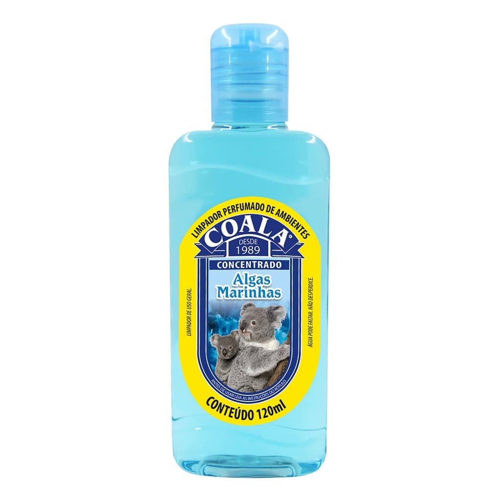 LIMPADOR PERFUMADO CONCENTRADO COALA 120ml ALGAS MARINHAS