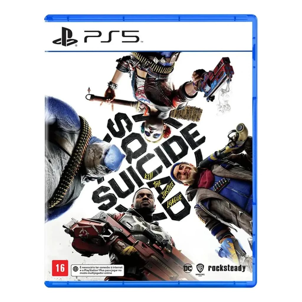 Jogo PS5 Esquadrão Suicida: Mate a Liga da Justiça - Ação e Tiro | Mídia Física Lacrada | Dublado PT-BR