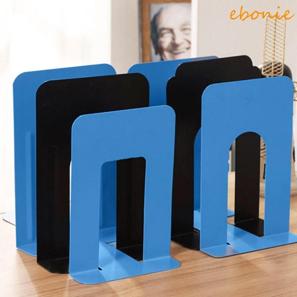 EBONIE Suportes Para Livros De Mesa , Suporte Ferro , Estante De Simples E Durável Em Forma De L
