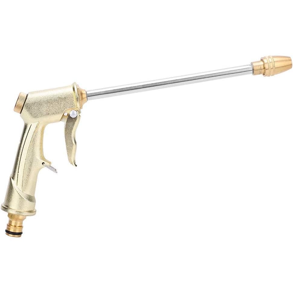Pistola de Água para Lavagem de Carros, Alta Pressão, Latão Galvanizado, Núcleo Metálico Durável, Pulverizador para Limp