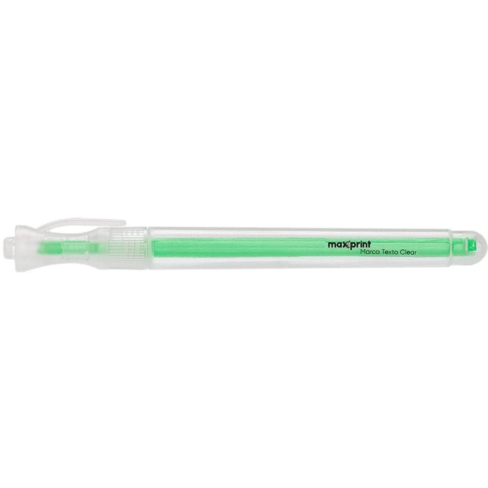 Caneta Marca Texto Clear Verde CX.C/12