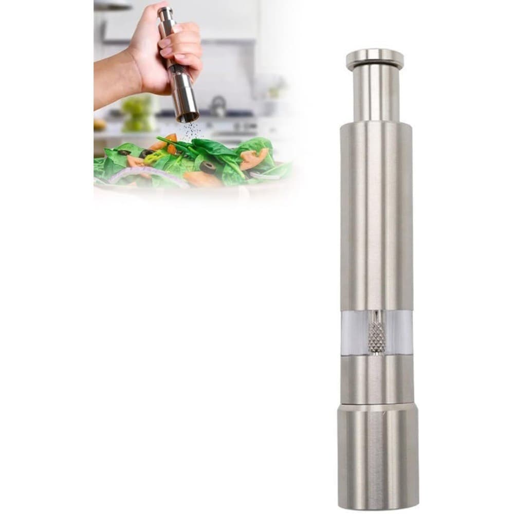 Conjunto de Moedor de Pimenta Mini Moedor de Especiarias Fácil de Usar Portátil para Cozinha, Camping e Churrasco