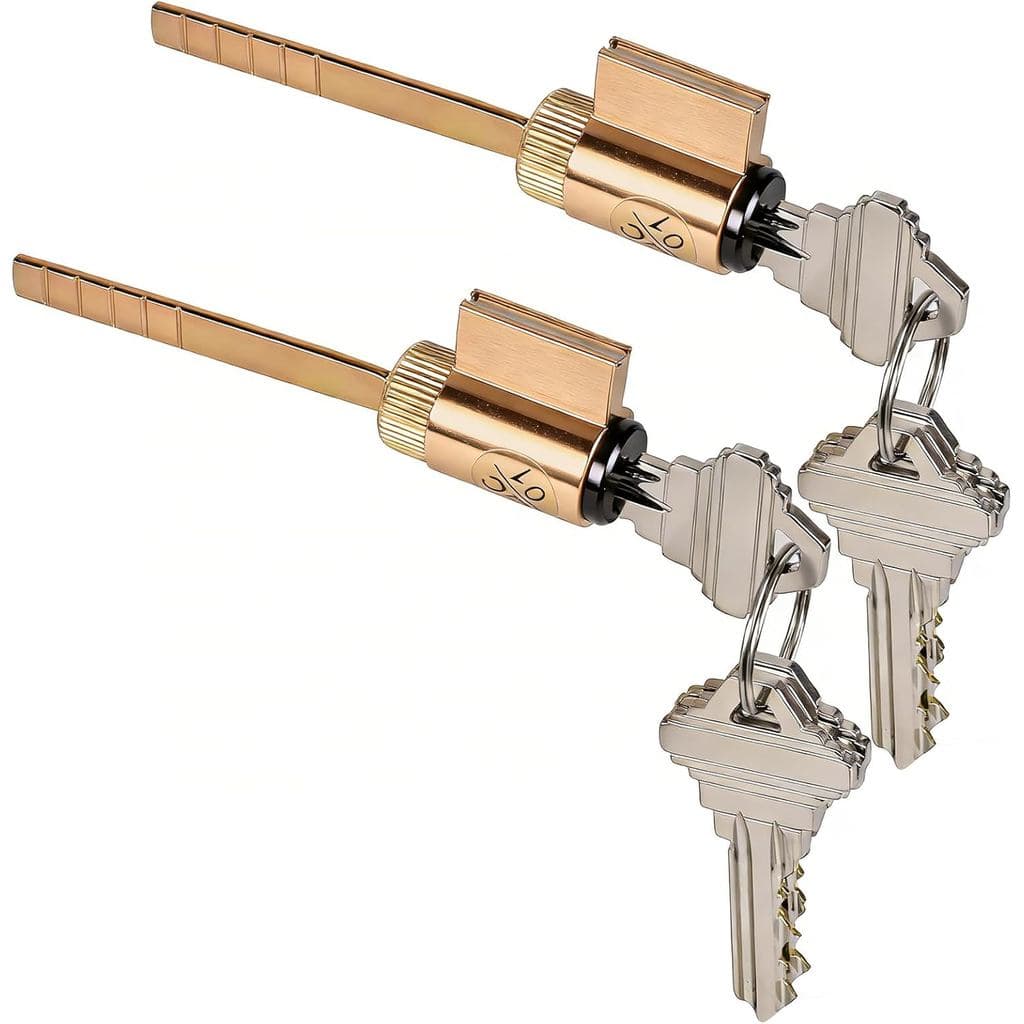 Cilindro de Fechadura de Latão 1-1/4'' Peças de Reposição |   Pacote com 2 unidades
