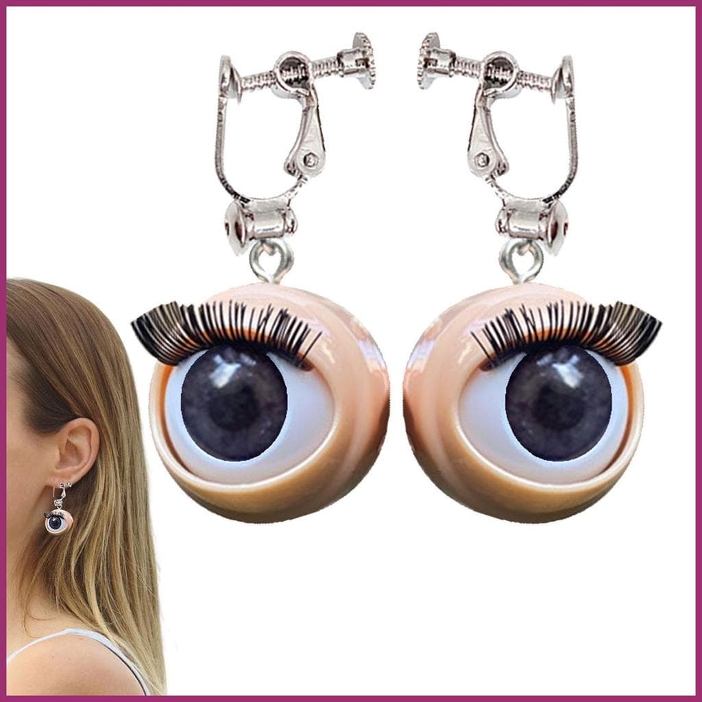 Brincos De Globo Ocular Pendurados , Boneca De Design De Cílios , Moda Para Festa , Carnaval , Dia Das Bruxas , Casament