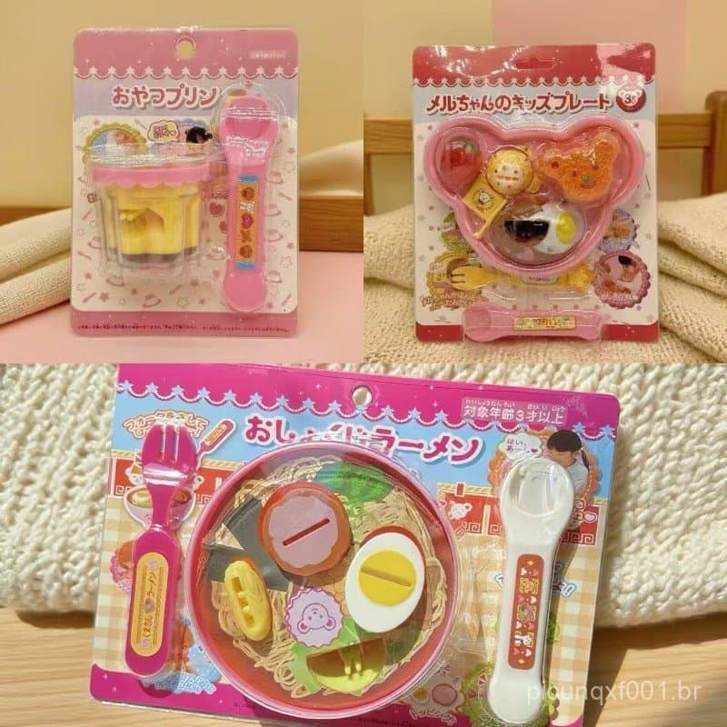 2025 Nova Simulação De Comida Japonês Educação Precoce Brinquedo Jogar Casa Estilo Role Play Recurso Alimentação Pudim