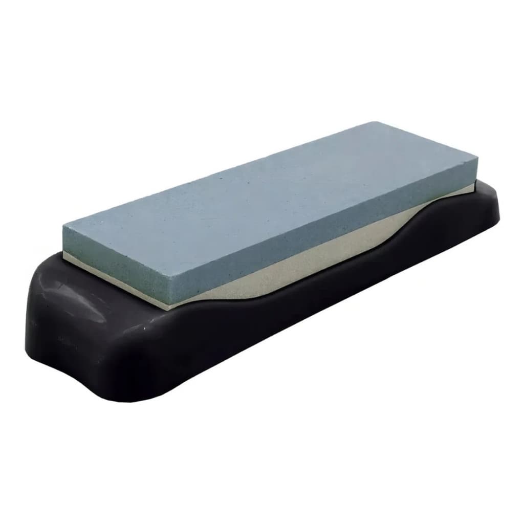 Pedra Para Afiar Amolar Facas E Lâminas Com Base