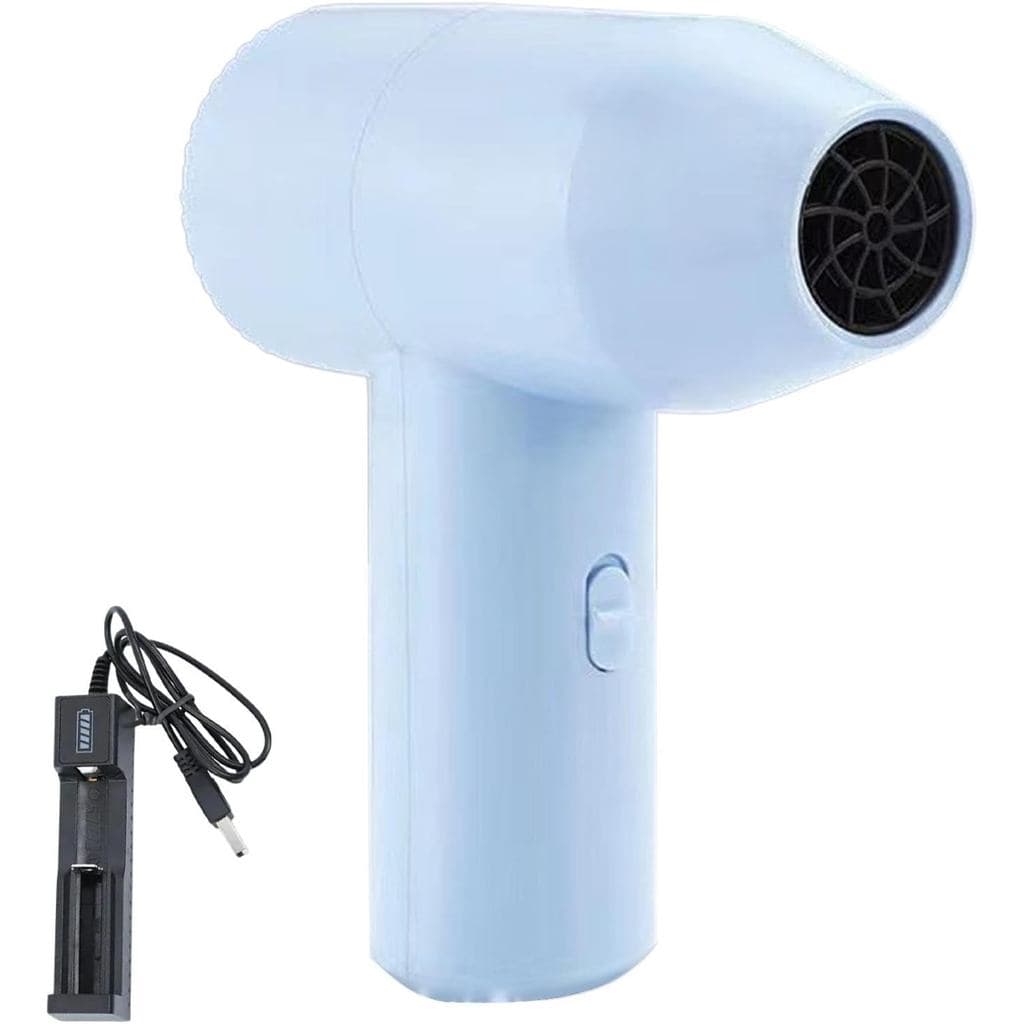 Secador de Arte Sem Fio, Soprador de Arte USB, 250W Recarregável e Leve, Secador de Ar Frio Portátil, Sem Calor para Obr