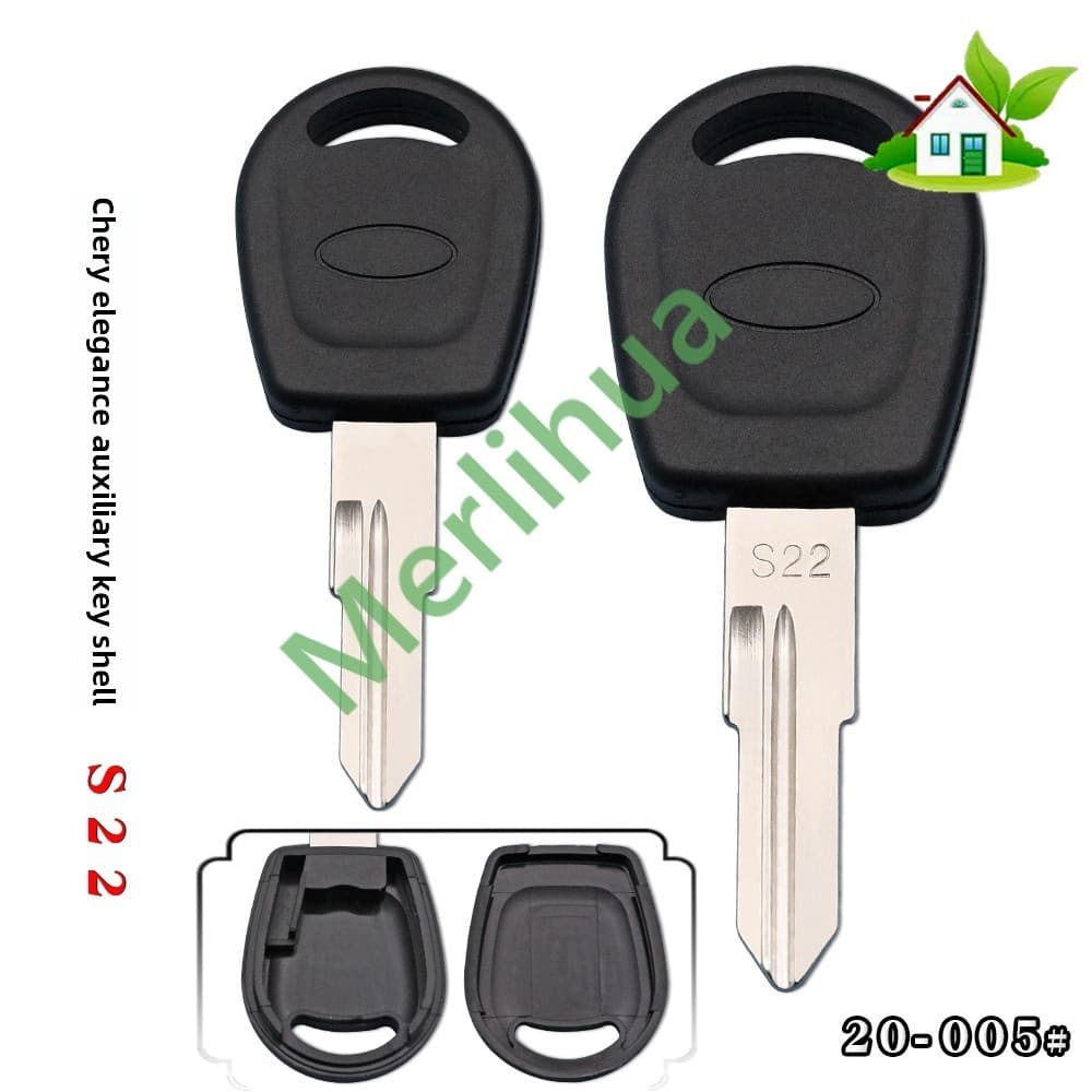 Para Chery Karry Elegante Chave Em Branco Alça Reta Cabeça De Reposição Sem Controle Remoto S22