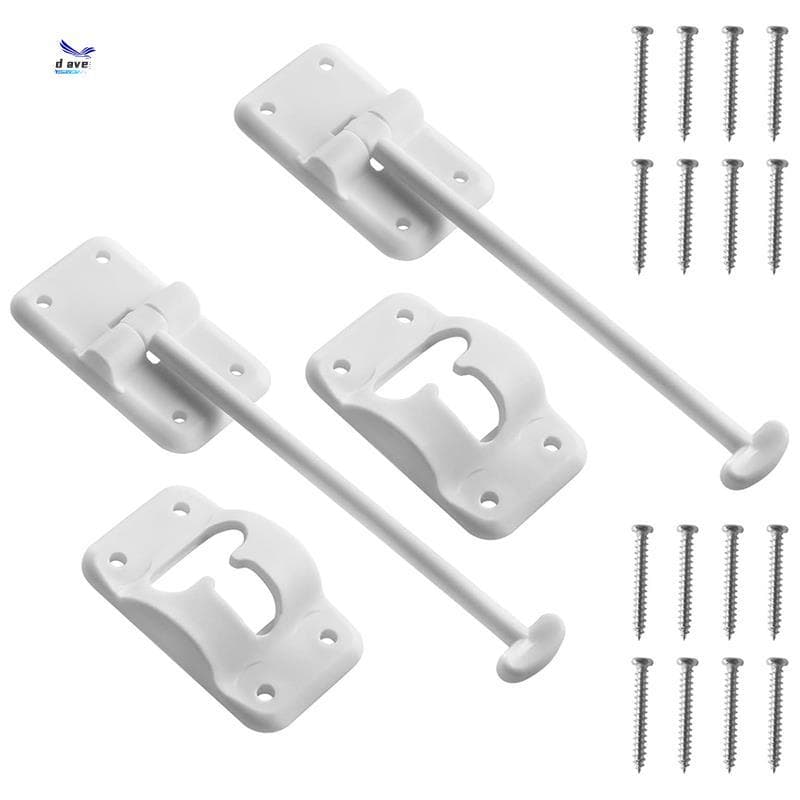 RV Estilo T Para Suporte De Porta De Trailer De Acampamento Captura 6 Polegadas 2 Conjuntos Com Parafusos De Instalação