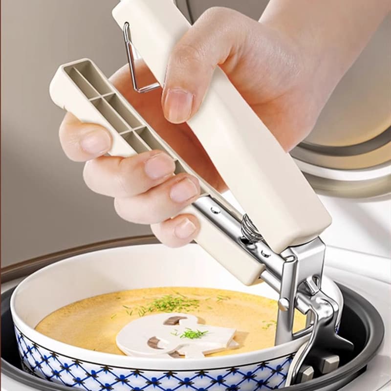 Pinças Resistentes Ao Calor Para Pegar Tigelas , Manuais À Prova De Cozinha Pratos , Fumegantes De Bandeja Isolante , De